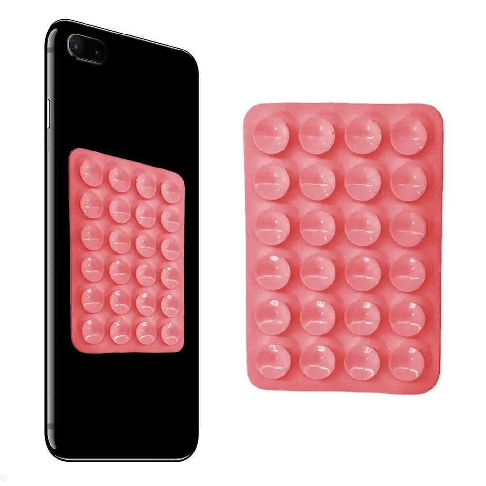 Sticky Grippy Suction Phone Case Mount Sillicon Adhesive Phone Accessory for Iphone and Android Hands-Free Fidget Toy